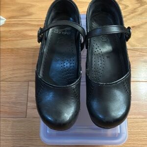 Dansko Kids Black Mary Jane Dress Shoes